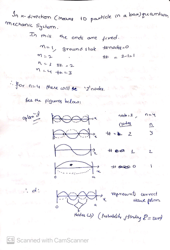 *- direction Cincane o corticle in a box) quantum mechanic System. . In this mal Mz2 the ends are ground state : fixed. #node