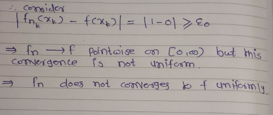 Consides 11 AF fo f Pointoise cn Coco) but this is not unifeam COTNergence bt cmifesmy does not coNesges