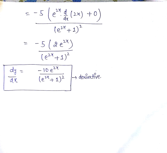 2 - 5 es (27) (26) + +0) tel + 1 -51aey) (e+1) 는 2 dy - 10 0 24 2 le2741) - derivative