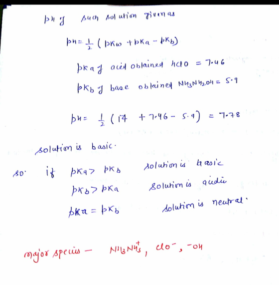 png such solution given as b1= (рко трка - bКь) Рka1 acid oblains 4 ho = 2.4, как pkb J base oblained N43N4204 = 5.9 Би = 1 (