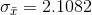 0 = 2.1082