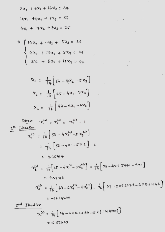 22 + 6H₂ + 16X₂ = 47 14x, +4x2 + 5Kg = 56 4%, +14% + 3x3 = 25 » [ 140, +4202 + 5x3 = 56 4x + 17x₂ + 3x3 = 25. 2x + 6x2 + 16R₂