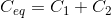 C_{eq}= C_1+C_2