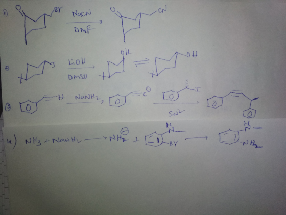 Nach Lio DMSO ma SNL Hu) NH3 + NaNt - a) will make WHq & Cloud In the