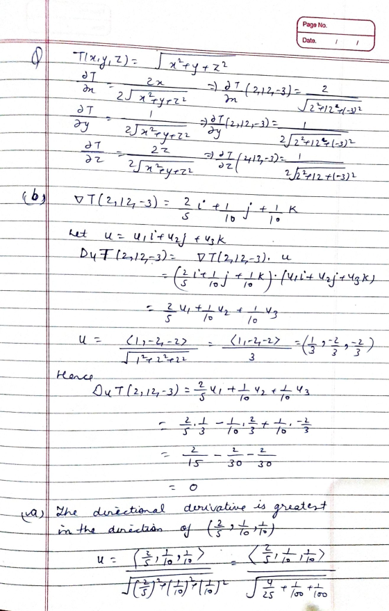 Page No. Date. 2 x ди 2 n Q TIж.g12) - -Тіч. 1)янг? 21 Б) ә1 (2,42, -3) = глянуть 212-ya Ә) әТ 2 -3) = Әу 2ЈхутРу 22:29-з)- 븷