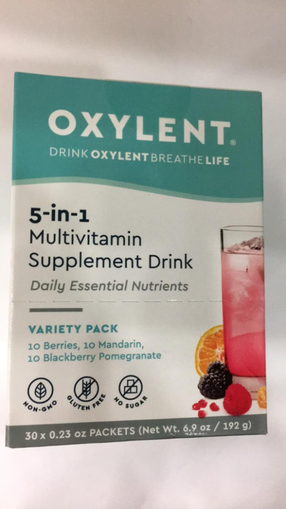 OXYLENT DRINK OXYLENT BREATHELIFE 5-in-1 Multivitamin Supplement Drink Daily Essential Nutrients VARIETY PACK 10 Berries, 10