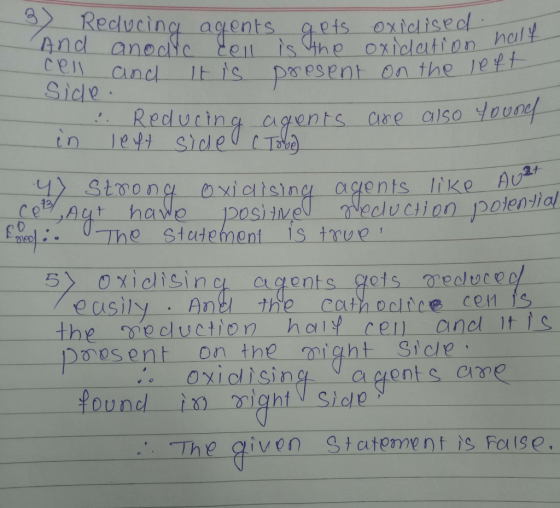 Reducing agents gets oxidised And anodic cell is the oxidation cell and It is present on the left side. - ² Reducing agents a