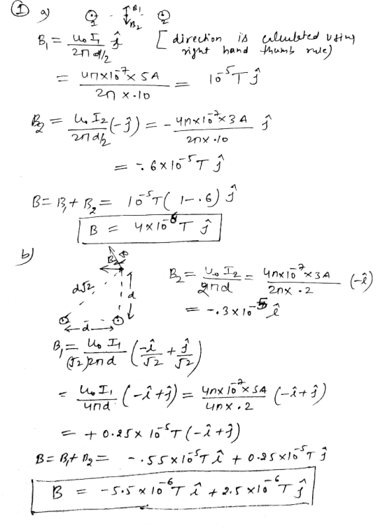 B = UoI [ direction is calmbted using - and/ . right hand thumb rule) = unxio7xsa - lost Î - znx.10 By way 2 (-3) = - 40x18x3