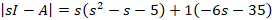 IsI - A = S(S2-5-5)+1(-65 – 35)