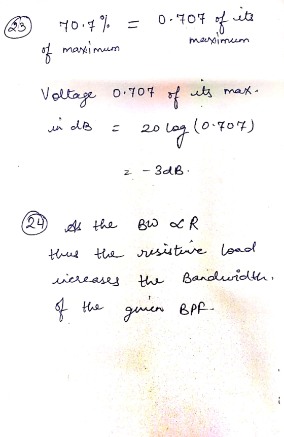 0 707 marsimum maximum Voltage st mak O 707 20 (o.o) 3dB A the tute sitie leaol Banoluiol icreases the gne BPP