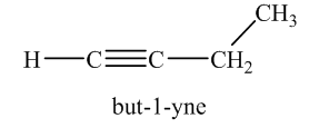 CHz
H=C=C–CH,
but-1-yne