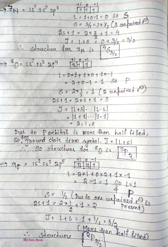 YFN = 15² 28² 283 hit L=1+0 1 = 0 so s S = 3/=3* Y2 C3 on paired 25 + 1 = 2x3 + 1 = 4 J: L+S 0 + 3/2 = 3/2 structure fore IN