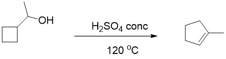 ОН H2SO4 conc 120 °C