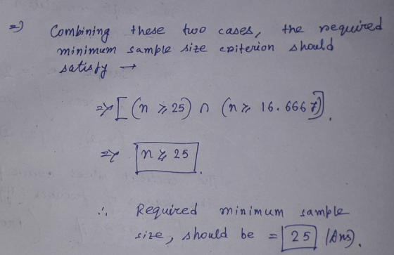Combining minimum satisfy these sample → two cases, size epiterion the required should => [ (m 2 25) n (nr 16. 6667) => 11%25