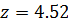 z = 4.52