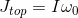 J_{top}=I\omega _{0}