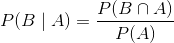 PBNA) P(BA) = ? P(A)
