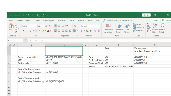 AutoSave off Вok1 - Excel Sign in Share Comme File Home Insert Draw Page Layout Formulas Data Review View Help Tell me what y