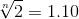 V2 = 1.10