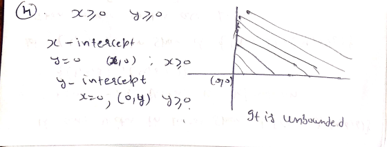 ) 27,0 y 20 22 - interceptions yoo Oro) : 30 y-intercept xzo, (og) 40 It is unbounded na