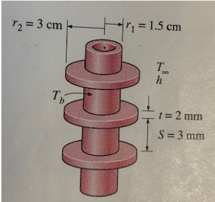 r2 = 3 cm Hr. = 1.5 cm t = 2 mm S = 3 mm