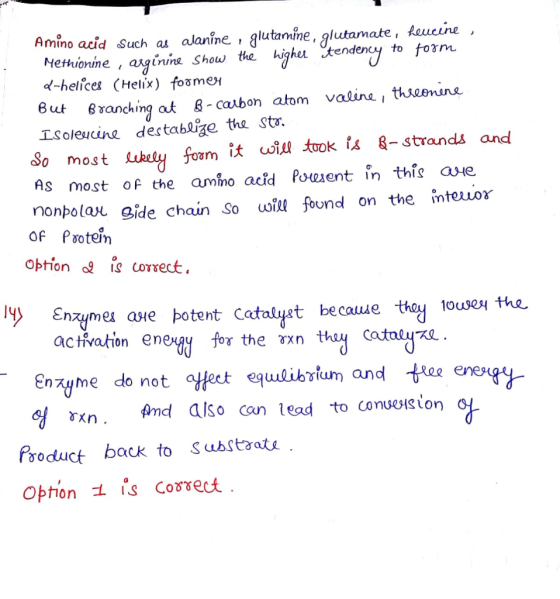 Amino acid such as alanine, glutamine, glutamate, heucine, Methionine, arginine show the higher tendency to form d-helices (H