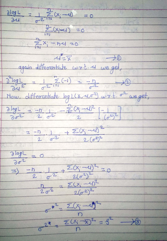 0log L ouu 시 0logL 2 に, differentiate-leg-IC& σ-2 2 212- rn