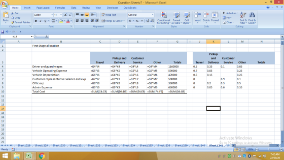 Question Sheetv7 - Microsoft Excel x Cla Home Insert Page Layout Formulas Data Review View Developer QuickBooks (?) X AutoSum