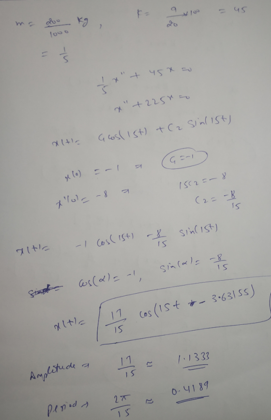 kr 9100 = us ma loo kg 1000 = = 1x + 45 x so x+225no Glosl 1st) + C2 sinlist) alte xlo) 5-1 Alola-8 a (GS-) 1562=08 (2=-B -