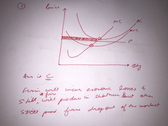 brice ic Aus is ç frin will stilt will still prod incur economic losses & produce in shartreen, but other freins dropout of t