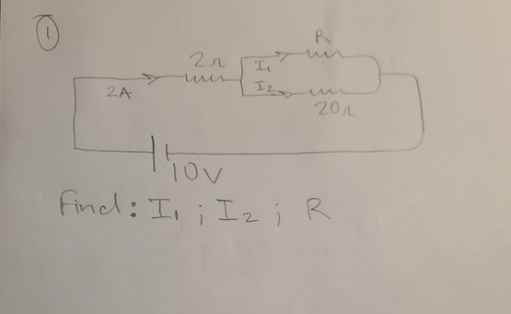0 R 2r 2A I, Izsm 200 thov find: I ; Iz i R