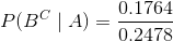 0.1764 P(BCA) = 0.2478