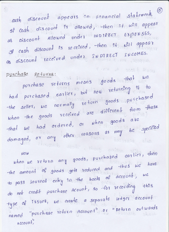 cash discoon in. Ernancial sta le nenk ash discount appears sp cash dis conallowed, thenappear 08 Discount Allowed unde INDIR