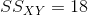 SS_{XY}=18