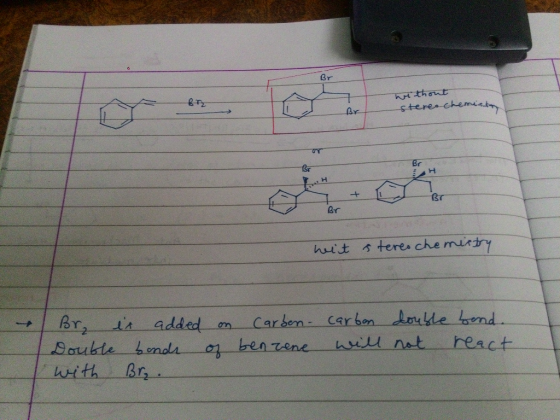 Br t thout steres chemeay Br Br H Br + Br Br it steres che mirtry Br i added 9oubte bemols with Carben- Carben doukle bend be