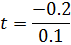 -0.2 t= 0.1