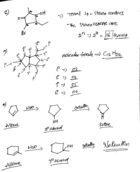 OH -) Total 4-stereo ceerters The Stereo psomas are g=> 24 = 16 Flamengo molecular formule -> C12 H22 o =) 03 od o I ů z oo O