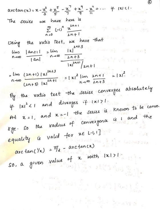2n+ arctarcx)= x - x - + - +... if 12167 The series we have here is Ź (0) x H Osing the ratio test, we have that ilin izle