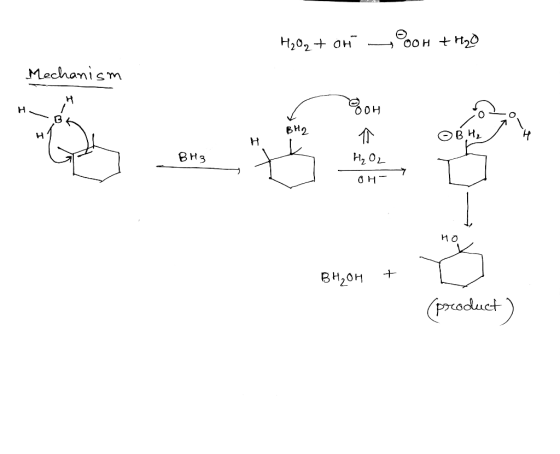 Н,0, + он — оон + 1,0 Mechanism %он вно -ВИ, / Внз H₂O2 OH- Bн, он + (product)
