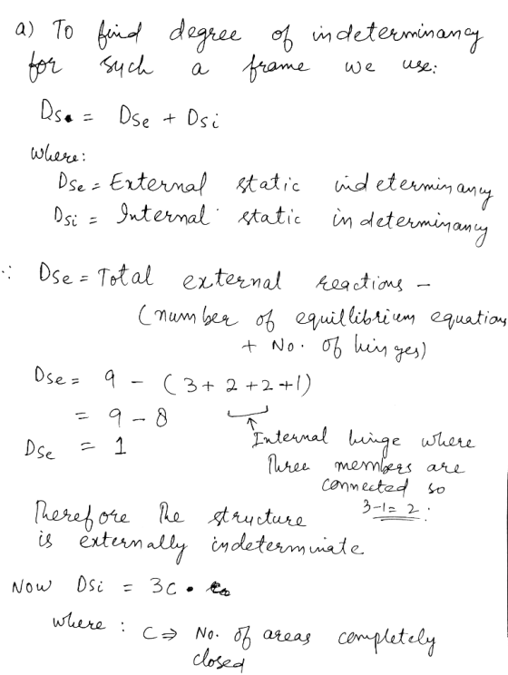 a) To Ose Total external ns - Dse = 9-8 termal e ware Se is exteim Now si - 3c.