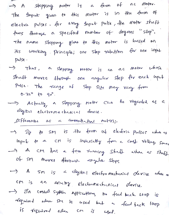 npivanto tis motor is in the form of for even gnput Pulse/-henotư Shaft s throe a Specifrdbe of deqrees Step. The Anput ele