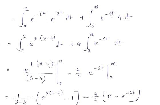 ♡ 2 -st 3ㅏ -st dt + dt o = s e e 2 2 t (3-5) -st Jo = e dt ht dt e 2 t(3-5), 2 -st 11 e 4 e s 2 (3-5) 0 2 (3-) 3 - ! 1 [e 213