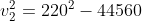 เ: = 220 - 44560