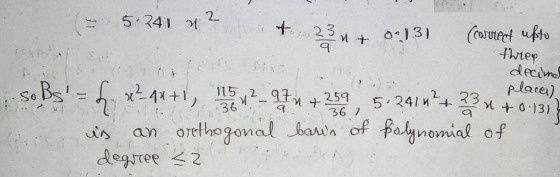 5.241 u 2 +23 nt 0131 upto 9 (correct three decima place) soßs = f, x£4x+1, x2- 4** +39,5-241u++ 3 + +013 an orthogonal bawn