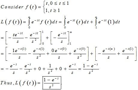 Consider f (t) = (t,0sts1 1.t > 1 | +3p(:). (1)dt 0 0 1 1(5 (t))= le=f(t)dt = - [ 21 (2) 1 1 le (1) 5(1) - 5 (CD -5(0) 0e (0