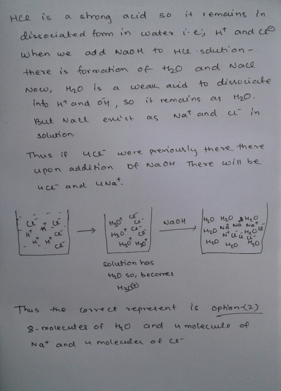 Hee is a strong acid so it remains in dissociated form in water ine, it and coo when we add aoH to tre solution- there is for