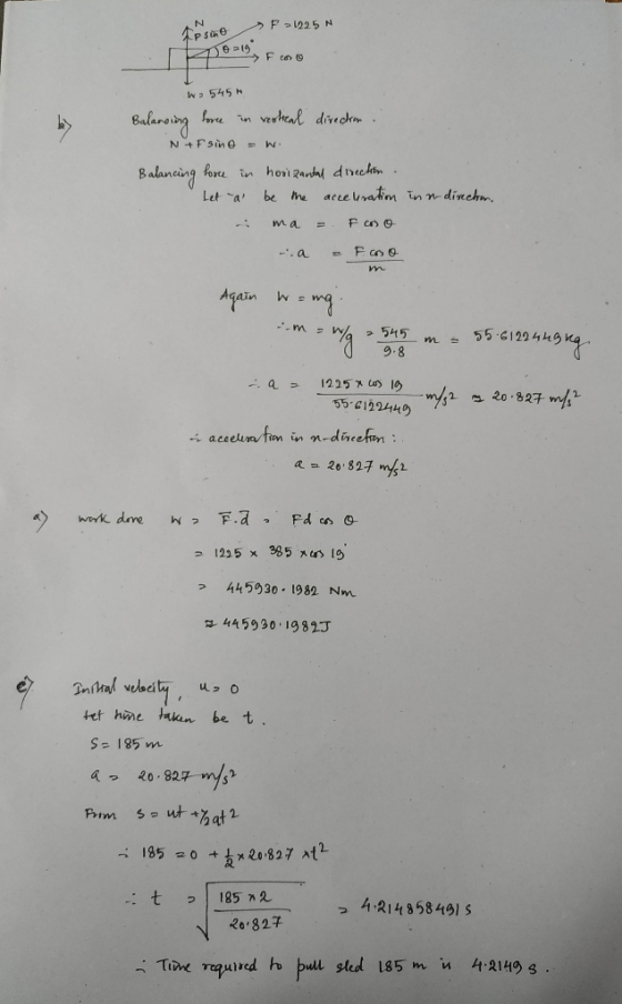 F225 N F cn 545 Balanoing Ire n vesheal divechn Balancing fore in hoianl dnechen be he acceuatim in ndinchm Let a ma -a 545