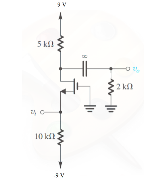 9V 5 kΩ 8. Ο υο 2 ΚΩ Μ || Ο, Ο 10 ΚΩ -9 V