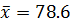 T = 78.6