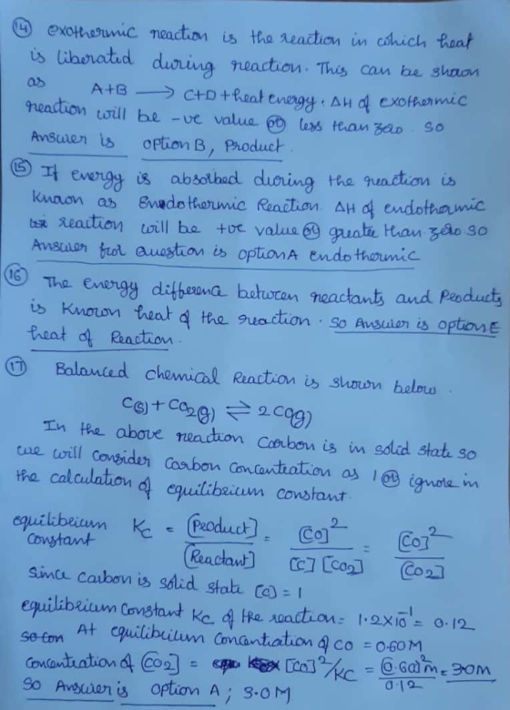 exotharic neaction is tha aeaction in cahich theat is iboratid during neaction. This can be shaon A+B CHD+Reat energy AH d ex